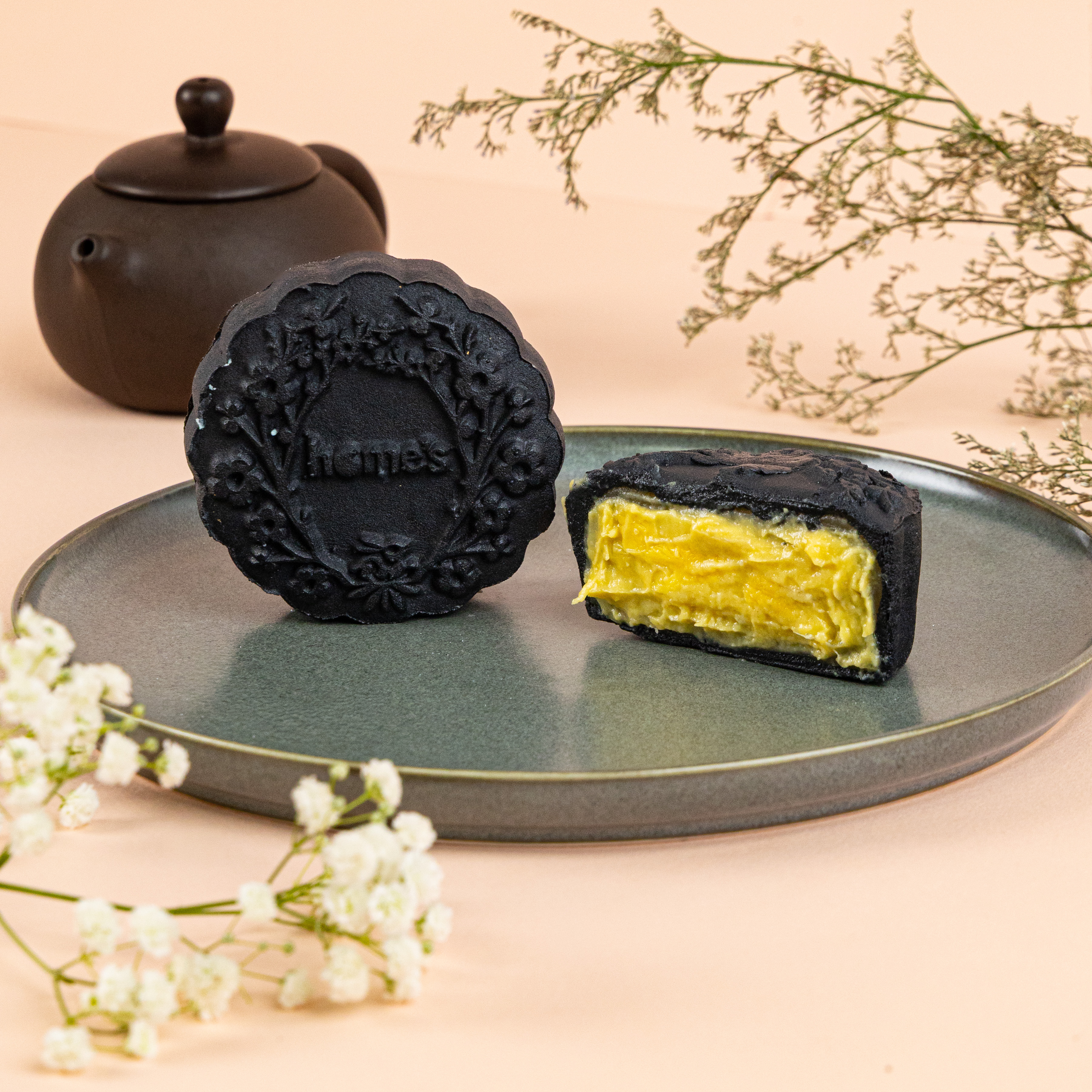 Snow Skin Black Thorn Durian Mooncake